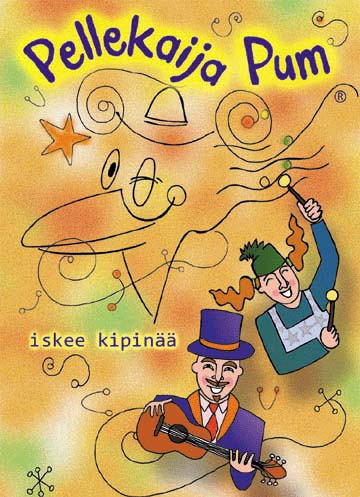 Kuva Pellekaija Pum iskee kipinää piirroskuva